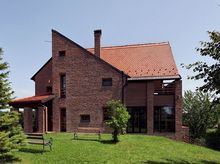 Dom zbudowany z cegieł