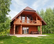 Piętrowy domek letniskowy