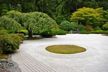 Ogród japoński w stylu Karesnsui